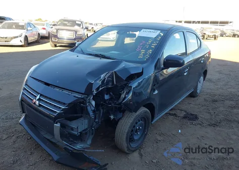 2024 Mitsubishi Mirage G4 Black Edition/Es/Le из США, поврежденный, VIN ML32FUFJ2RHF18548